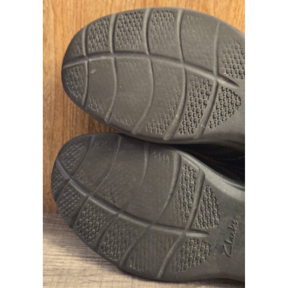 Clarks Collection‎ Cotrell Edge Leather Lace Up Shoes Mens Size 7 Black - Picture 10 of 10